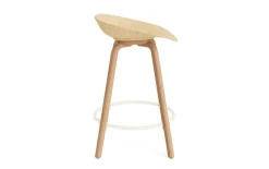 - Mat Barstool 65 cm Beech/Cream*Normann Copenhagen Clearance