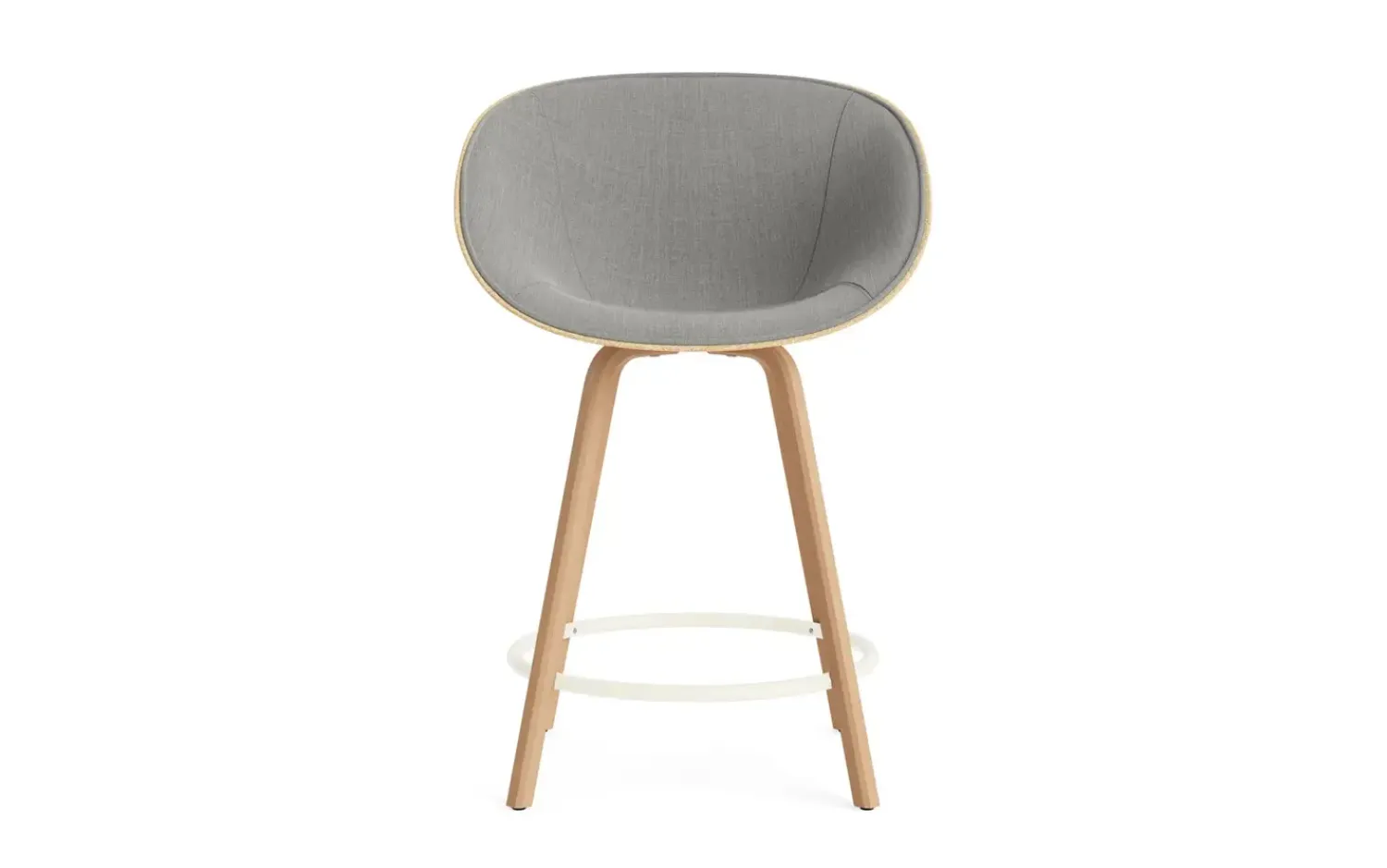 - Mat Bar Armchair 65 cm Front Upholstery Hemp Beech/Cream - Remix 133*Normann Copenhagen Online