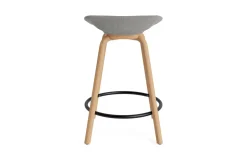- Mat Barstool 65 cm Full Upholstery Beech/Black - Remix 133^Normann Copenhagen Clearance