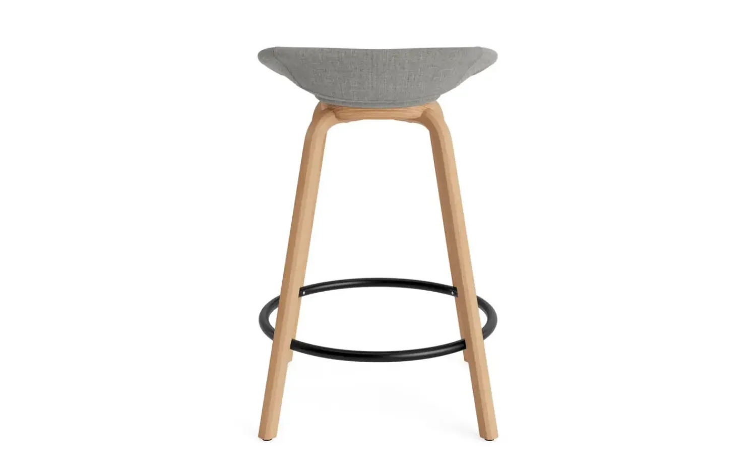 - Mat Barstool 65 cm Full Upholstery Beech/Black - Remix 133^Normann Copenhagen Clearance