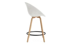 - Mat Bar Armchair 65 cm Full Upholstery Beech/Black - Hallingdal 110*Normann Copenhagen Discount