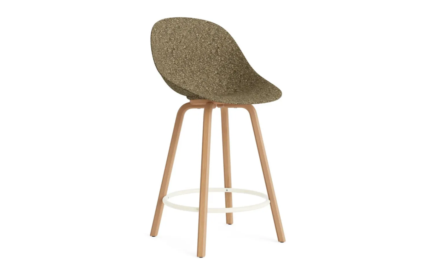 - Mat Bar Chair 65 cm Beech/Cream - Seaweed^Normann Copenhagen Best