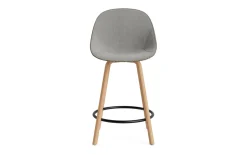 - Mat Bar Chair 65 cm Front Upholstery Seaweed Beech/Black - Remix 133^Normann Copenhagen Hot