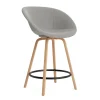 - Mat Bar Armchair 65 cm Full Upholstery Beech/Black - Remix 133^Normann Copenhagen