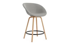 - Mat Bar Armchair 65 cm Full Upholstery Beech/Black - Remix 133^Normann Copenhagen