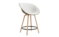 - Mat Bar Armchair 65 cm Front Upholstery Seaweed Beech/Black - Hallingdal 110*Normann Copenhagen Outlet