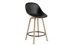 - Mat Bar Chair 65 cm Front Upholstery Hemp Beech/Black - Ultra 41599^Normann Copenhagen Sale
