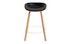 - Mat Barstool 65 cm Front Upholstery Hemp Beech/Cream - Ultra 41599*Normann Copenhagen Clearance