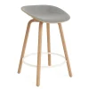 - Mat Barstool 65 cm Front Upholstery Hemp Beech/Cream - Remix 133*Normann Copenhagen New