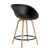 - Mat Bar Armchair 65 cm Front Upholstery Seaweed Beech/Black - Ultra 41599^Normann Copenhagen Online