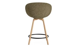 - Mat Bar Armchair 65 cm Front Upholstery Seaweed Beech/Black - Ultra 41599^Normann Copenhagen Online