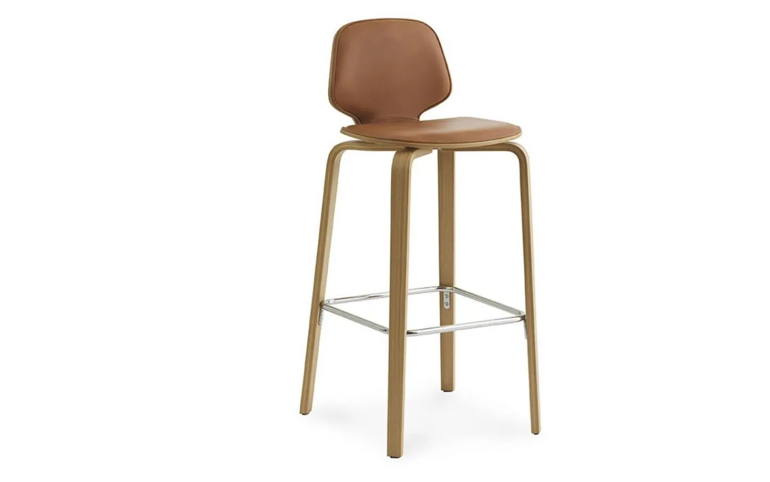 - My Chair Barstool 75 cm Front Upholstery Walnut*Normann Copenhagen Discount