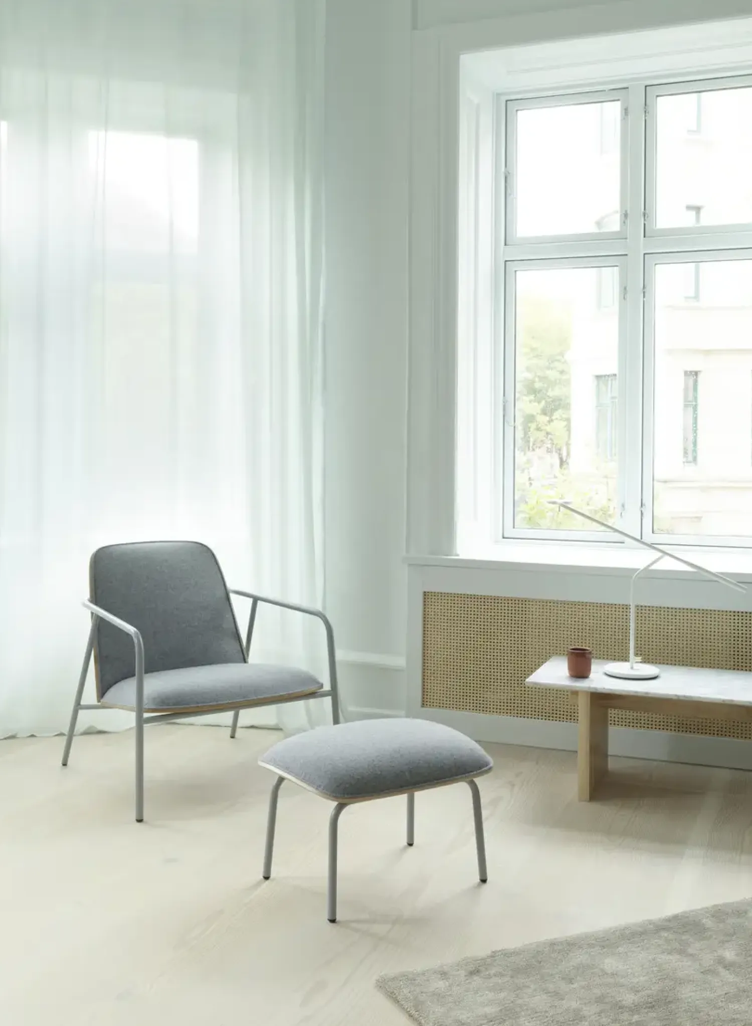 - Pad Footstool Grey Steel*Normann Copenhagen Discount