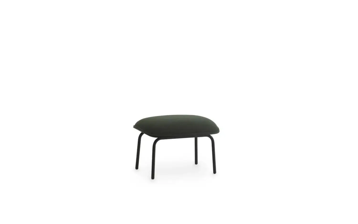 - Pad Footstool Black Steel^Normann Copenhagen New