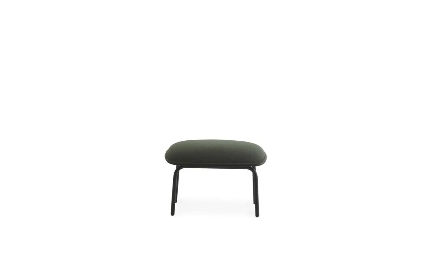 - Pad Footstool Black Steel^Normann Copenhagen New