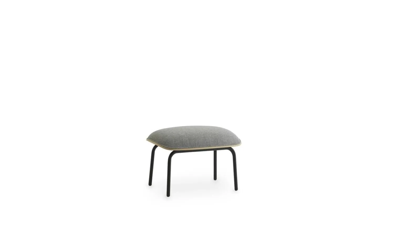 - Pad Footstool Black Steel*Normann Copenhagen New
