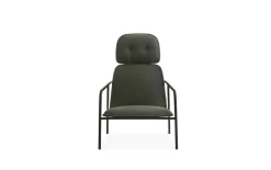 - Pad Lounge Chair High Black Steel^Normann Copenhagen Outlet