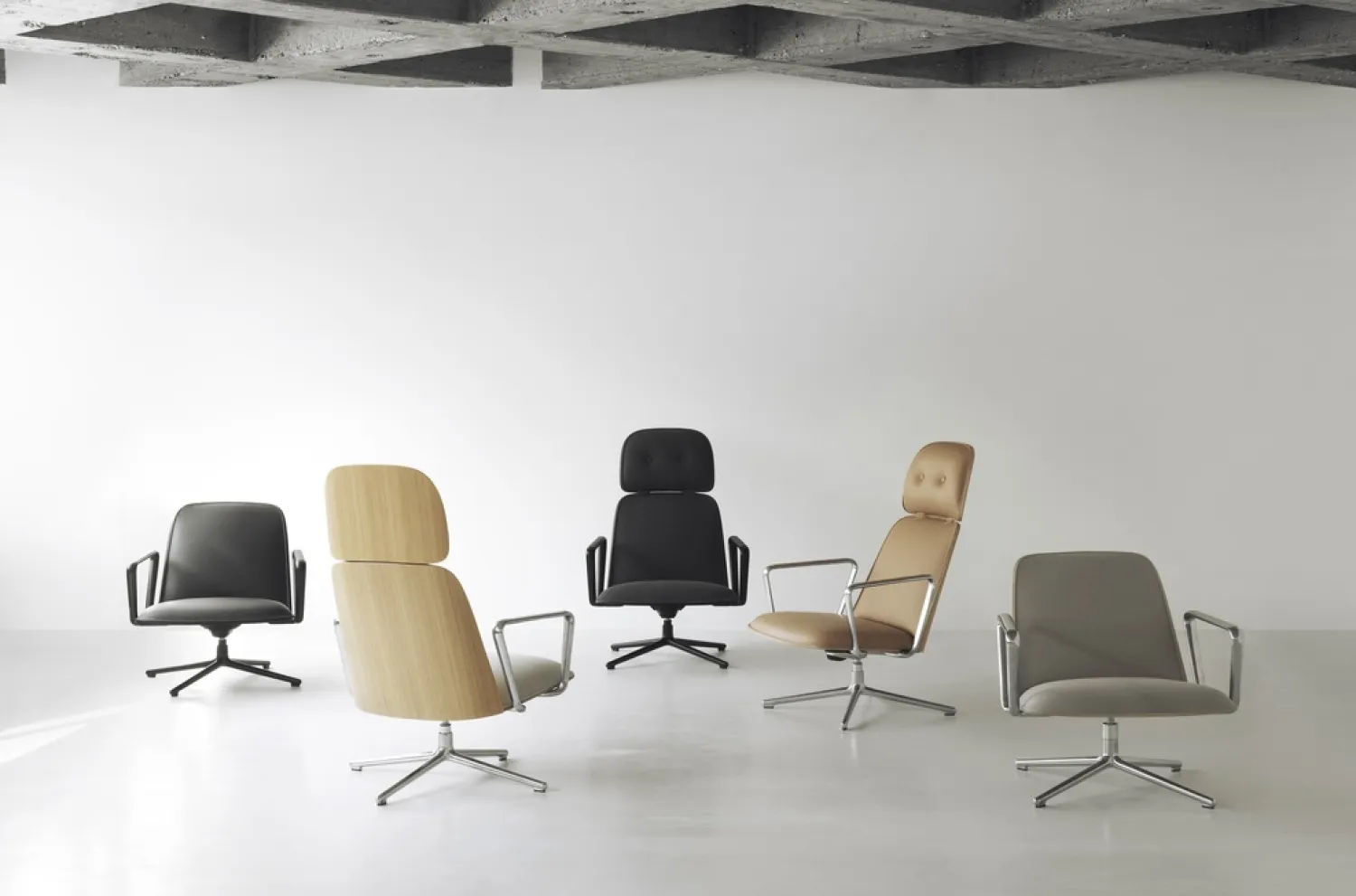 - Pad Lounge Chair High Swivel Alu^Normann Copenhagen Discount