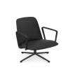 - Pad Lounge Chair Low Swivel Black Alu*Normann Copenhagen New