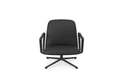 - Pad Lounge Chair Low Swivel Black Alu*Normann Copenhagen New
