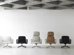 - Pad Lounge Chair Low Swivel Black Alu*Normann Copenhagen New