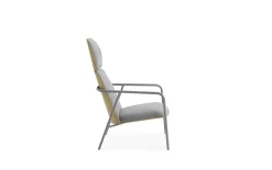 - Pad Lounge Chair High Grey Steel*Normann Copenhagen New