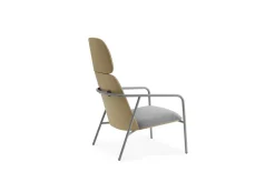 - Pad Lounge Chair High Grey Steel*Normann Copenhagen New