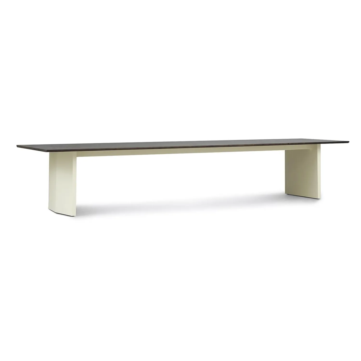 - Panel Table - 100 x 420 cm - Cream - mørkebrun*Normann Copenhagen Hot