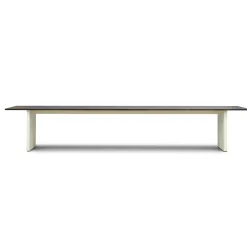 - Panel Table - 100 x 420 cm - Cream - mørkebrun*Normann Copenhagen Hot