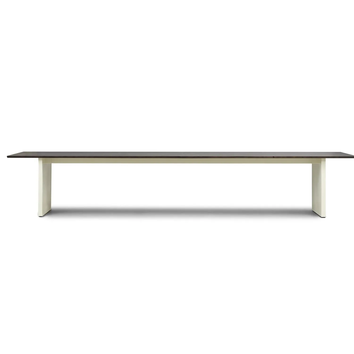 - Panel Table - 100 x 420 cm - Cream - mørkebrun*Normann Copenhagen Hot