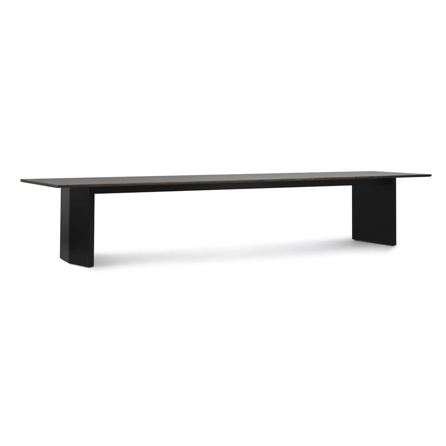 - Panel Table - 100 x 420 cm - Black - mørkebrun^Normann Copenhagen Hot
