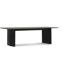 - Panel Table 90 x 250 cm Black - mørkebrun^Normann Copenhagen Hot