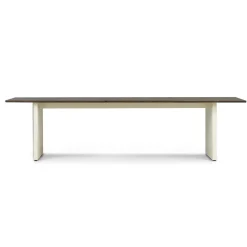 - Panel Table 90 x 300 cm Cream - mørkebrun*Normann Copenhagen Clearance