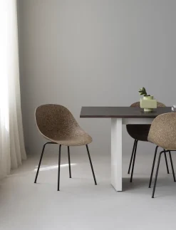 - Panel Table - 90 x 200 cm - Cream - mørkebrun*Normann Copenhagen Hot