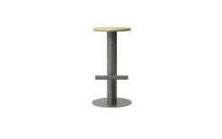 - Pole Barstool 75 cm - Pine/Grey^Normann Copenhagen Online