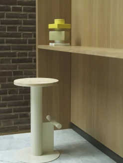 - Pole Barstool 75 cm - Pine/Grey^Normann Copenhagen Online