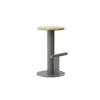- Pole Barstool 65 cm - Pine/Grey*Normann Copenhagen