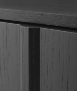 - Rib kommode m. 4 skuffer - sort*Normann Copenhagen Discount