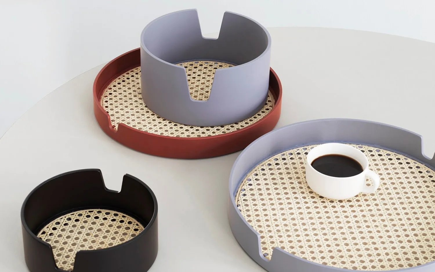 - Salon Tray - Ø24 - Grey*Normann Copenhagen Outlet