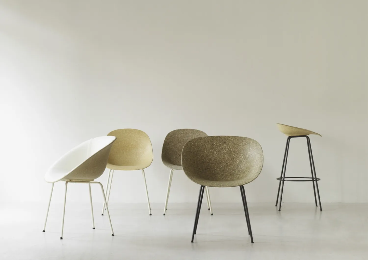 - Spisebordsstol - Mat Chair - Hemp - Creme/Stål^Normann Copenhagen Online