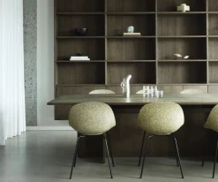 - Spisebordsstol - Mat Chair - Seaweed - Sort/Stål^Normann Copenhagen Best