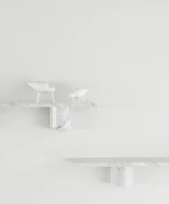 - Sten Hylde - 80 cm - hvid marmor*Normann Copenhagen Hot