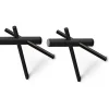 - Sticks Hooks - 2 pcs - sort^Normann Copenhagen Hot