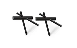 - Sticks Hooks - 2 pcs - sort^Normann Copenhagen Hot