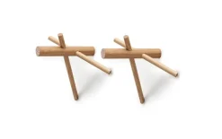 - Sticks Hooks - 2 pcs - natur^Normann Copenhagen Clearance