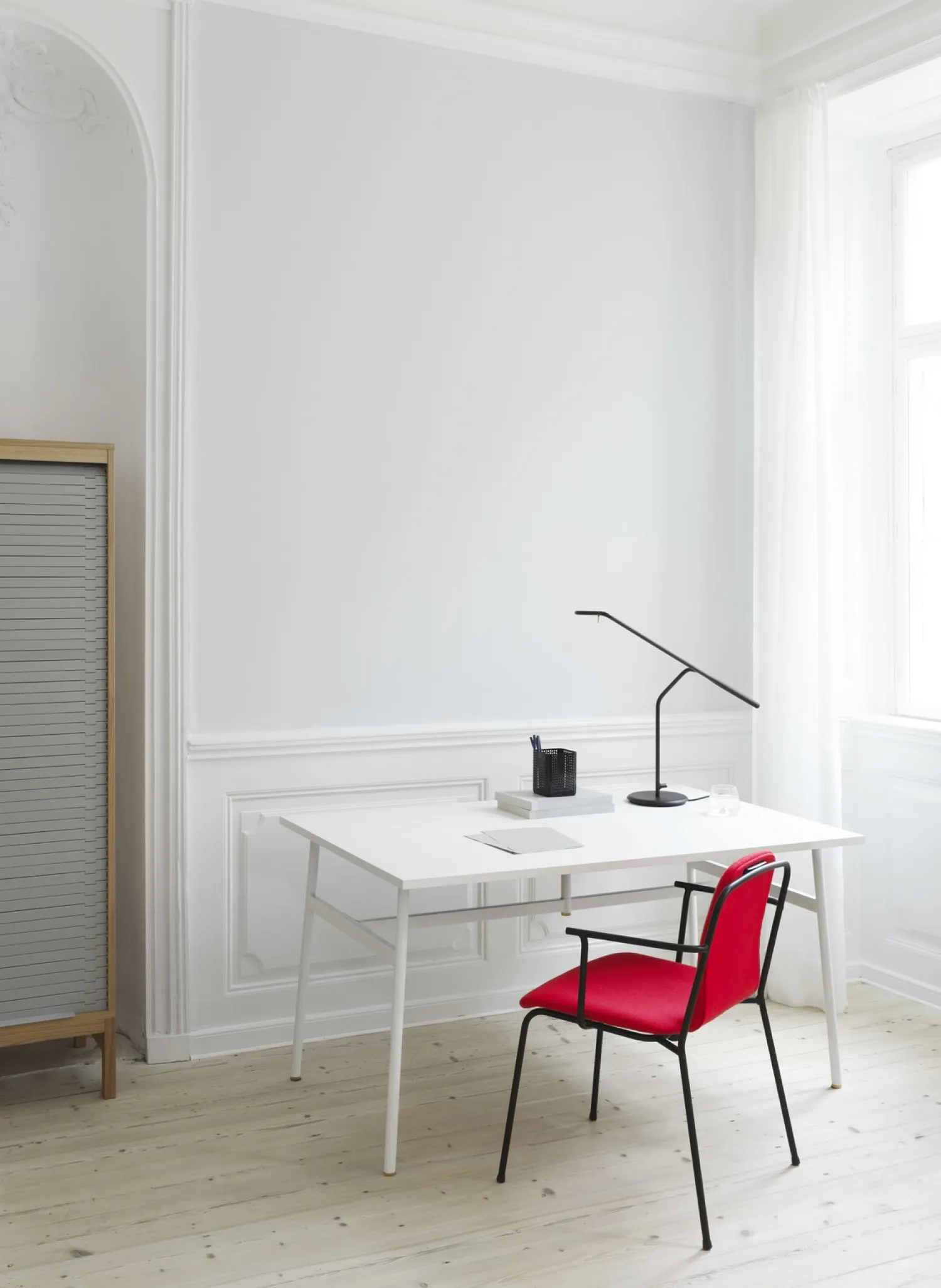 - Studio Armchair Full Upholstery Black Steel^Normann Copenhagen Clearance