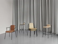 - Studio Chair Front Upholstery Black Steel*Normann Copenhagen New