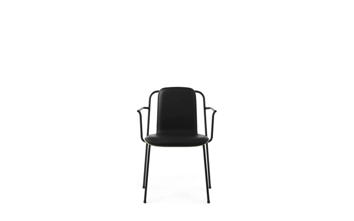 - Studio Armchair Front Upholstery Black Steel*Normann Copenhagen Sale
