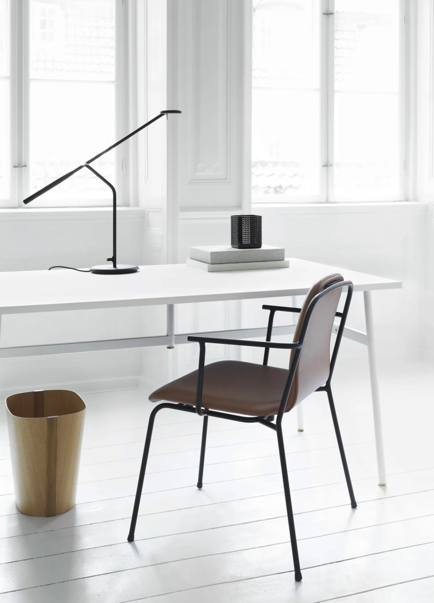 - Studio Armchair Full Upholstery Black Steel*Normann Copenhagen Best