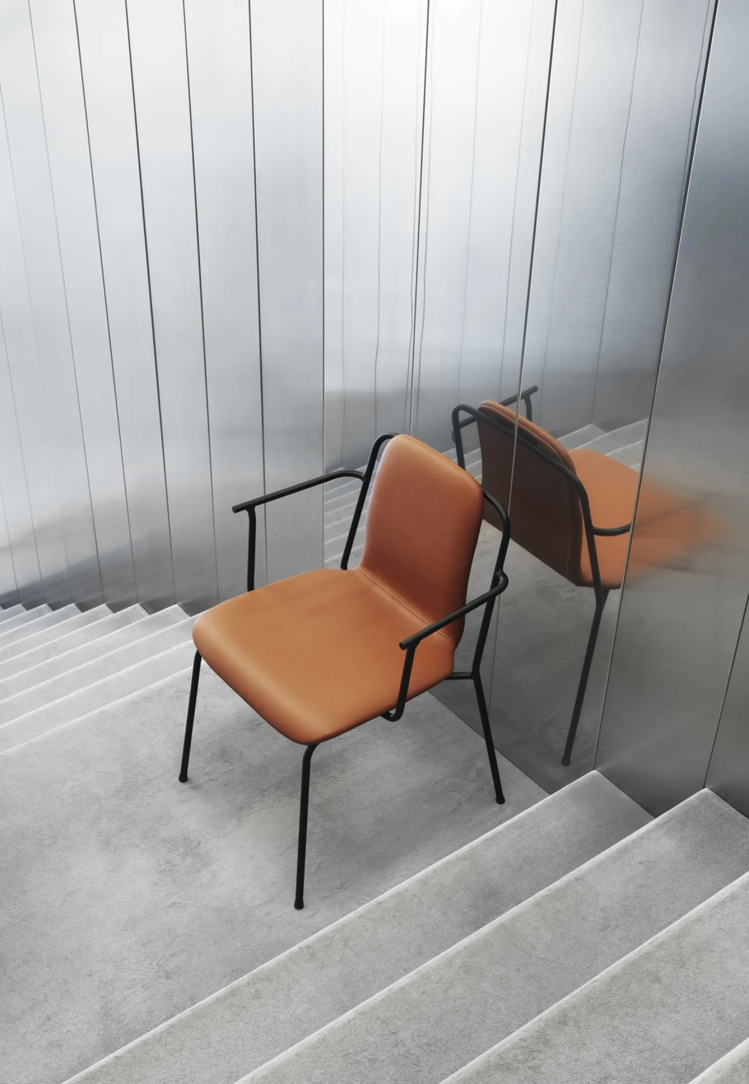 - Studio Armchair Full Upholstery Black Steel*Normann Copenhagen Best